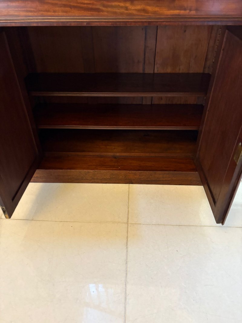 Antique Regency Quality Figured Mahogany Sideboard - Image 8